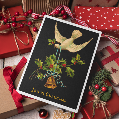 Dove & Holly Christmas Card