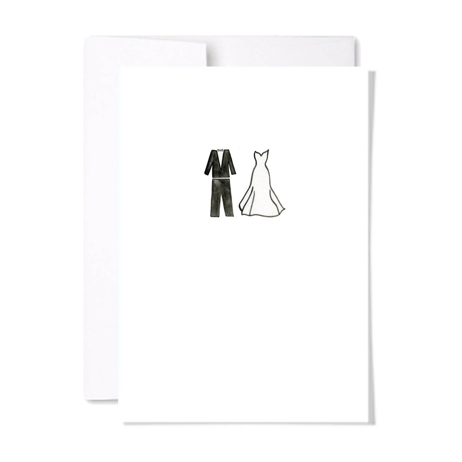 Bride and Groom Wedding Card