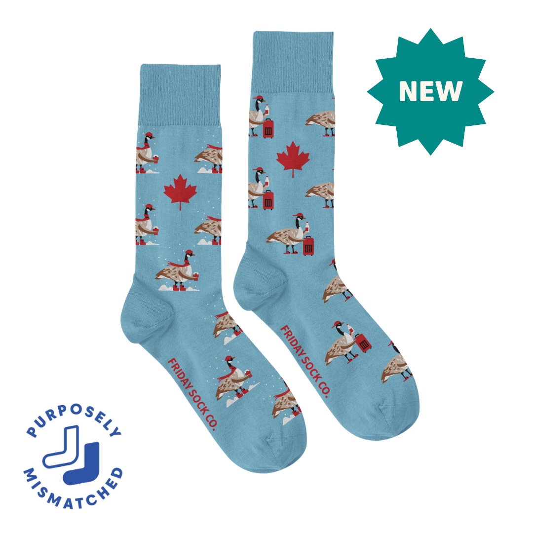 Men's Canada Goose in Winter Mid-Calf Socks