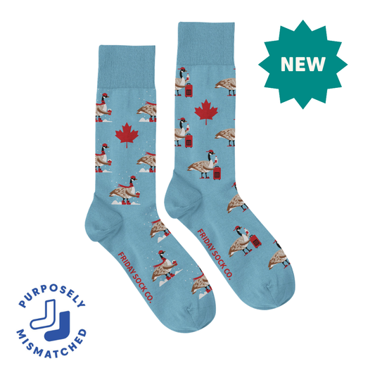 Men's Canada Goose in Winter Mid-Calf Socks
