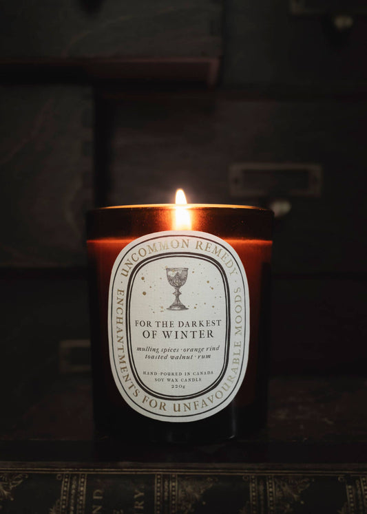 Mulling Spices, Orange Rind, Toasted Walnut: 220g Soy Candle