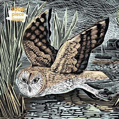 Sustainable Puzzle | Angela Harding Marsh Owl (1000 Pieces)