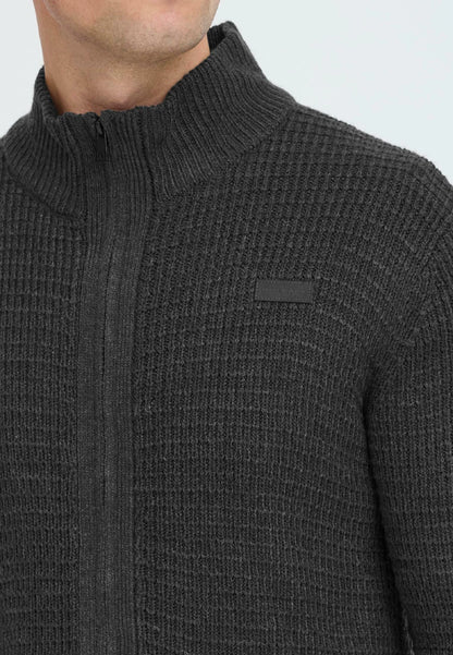 Bhpattix Zip Cardigan - Charcoal Grey