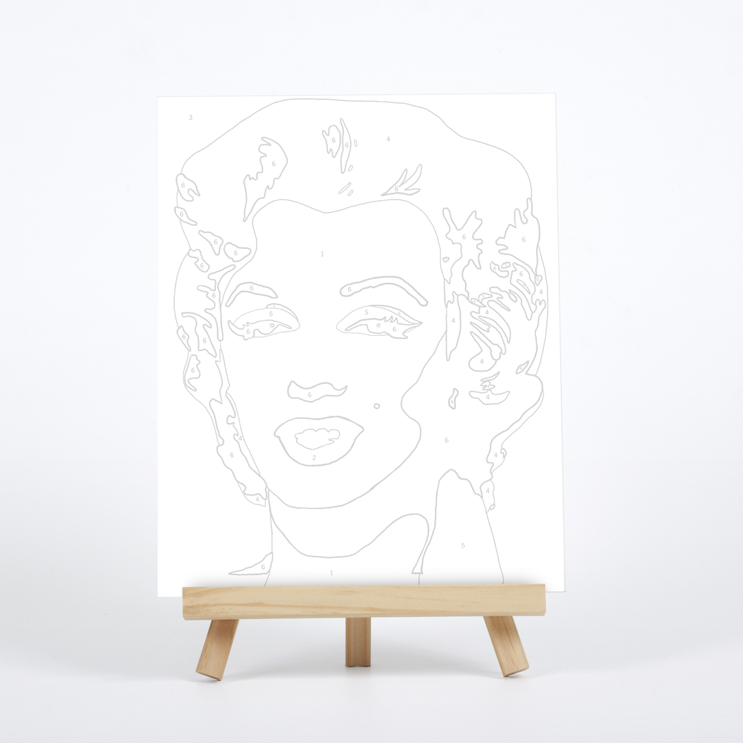 Andy Warhol Marilyn Paint By Number Kit - image 4