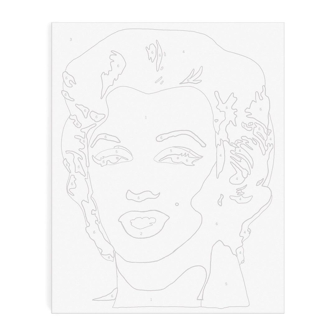 Andy Warhol Marilyn Paint By Number Kit - image 3