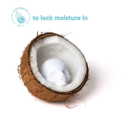 White Skull Lip Balm 100% Natural (White / Vanilla)