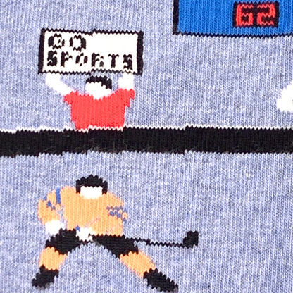 Men's Funny Hockey Mid-Calf Socks