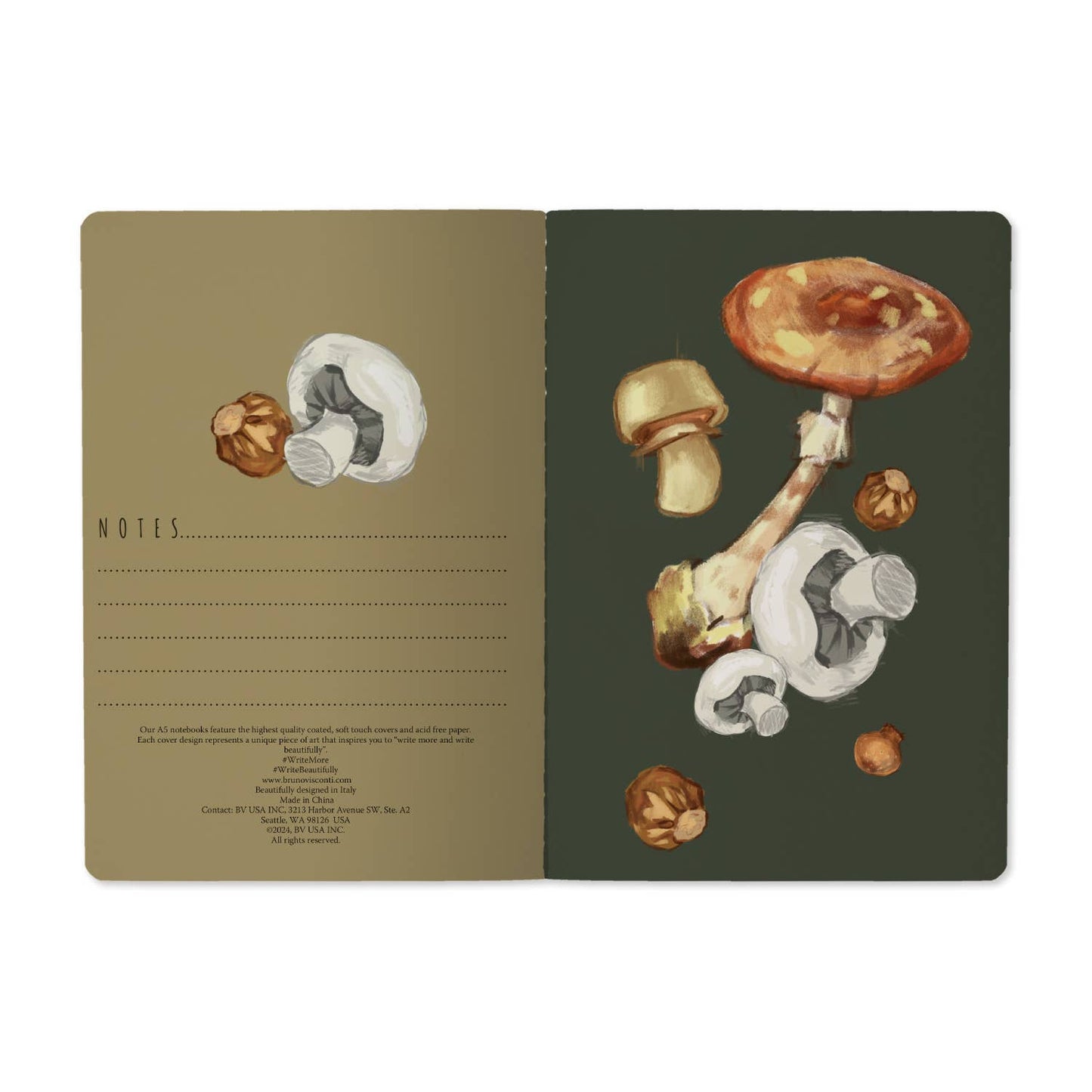 Mushroom Notebook