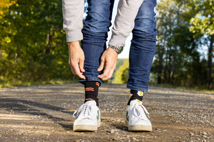 Men's Bacon & Eggs Mid-Calf Socks