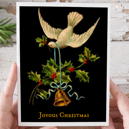 Dove & Holly Christmas Card