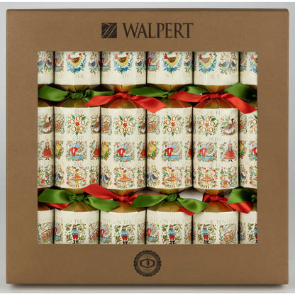 12 Days of Christmas Eco Crackers (6-Pack)