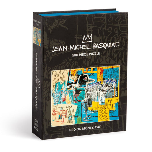 Basquiat Bird on Money 500-Piece Book Puzzle