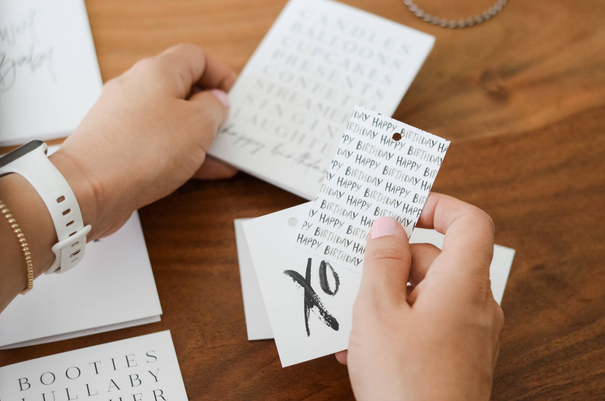 Birthday List Card