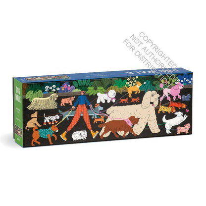 Dog Walk 1000 Piece Panoramic Puzzle