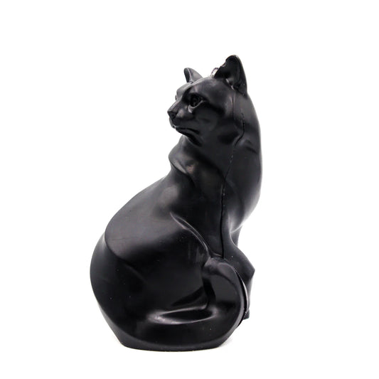 Black Cat Pillar Candle