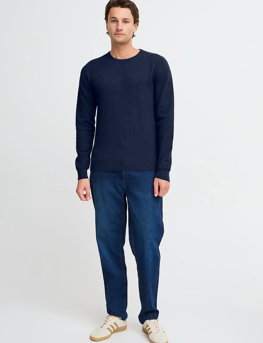 Bhredhill Cotton Sweater (Navy)
