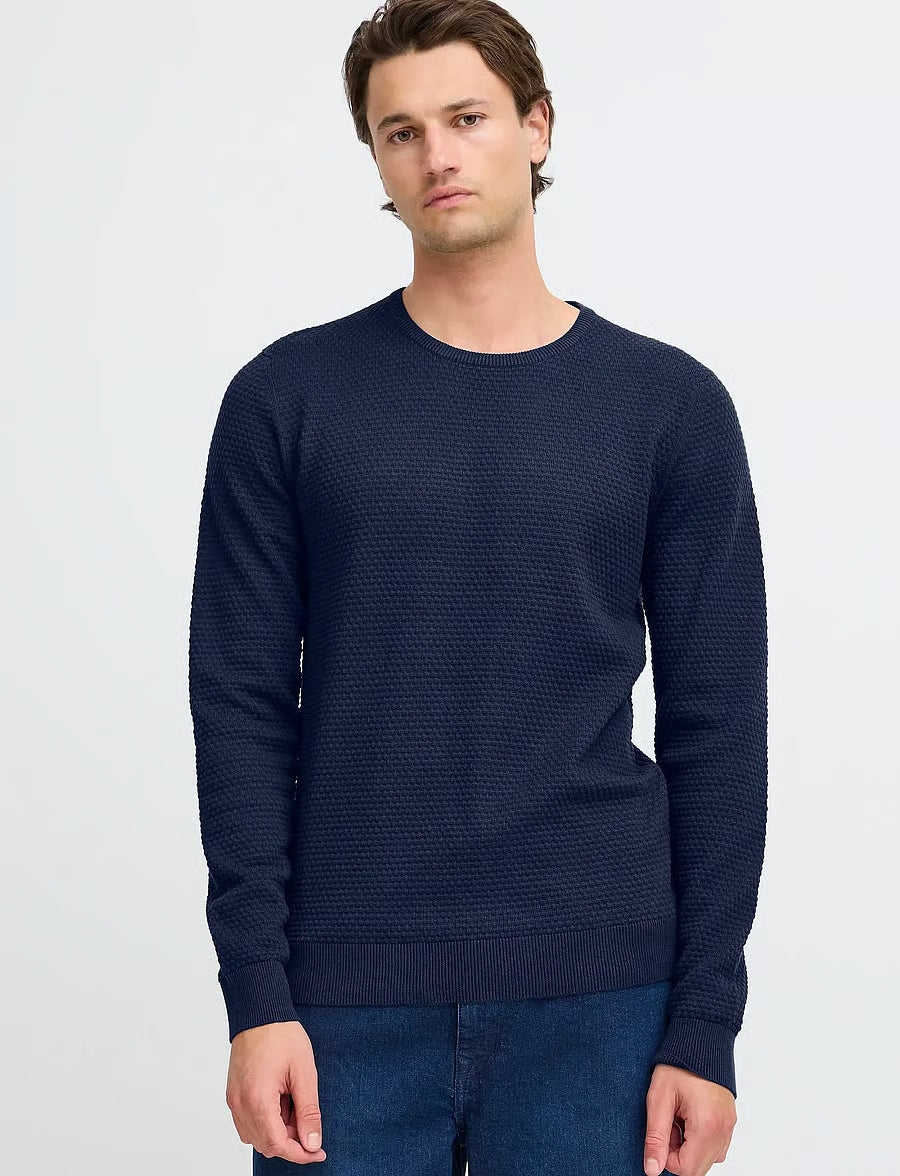Bhredhill Cotton Sweater (Navy)
