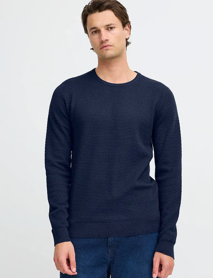 Bhredhill Cotton Sweater (Navy)