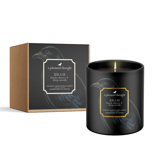 Bram Candle (Black Cherry & Deep Wood)
