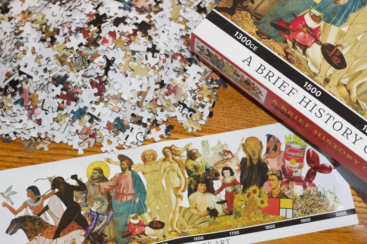 A Brief History if Art Puzzle (1000 pieces)