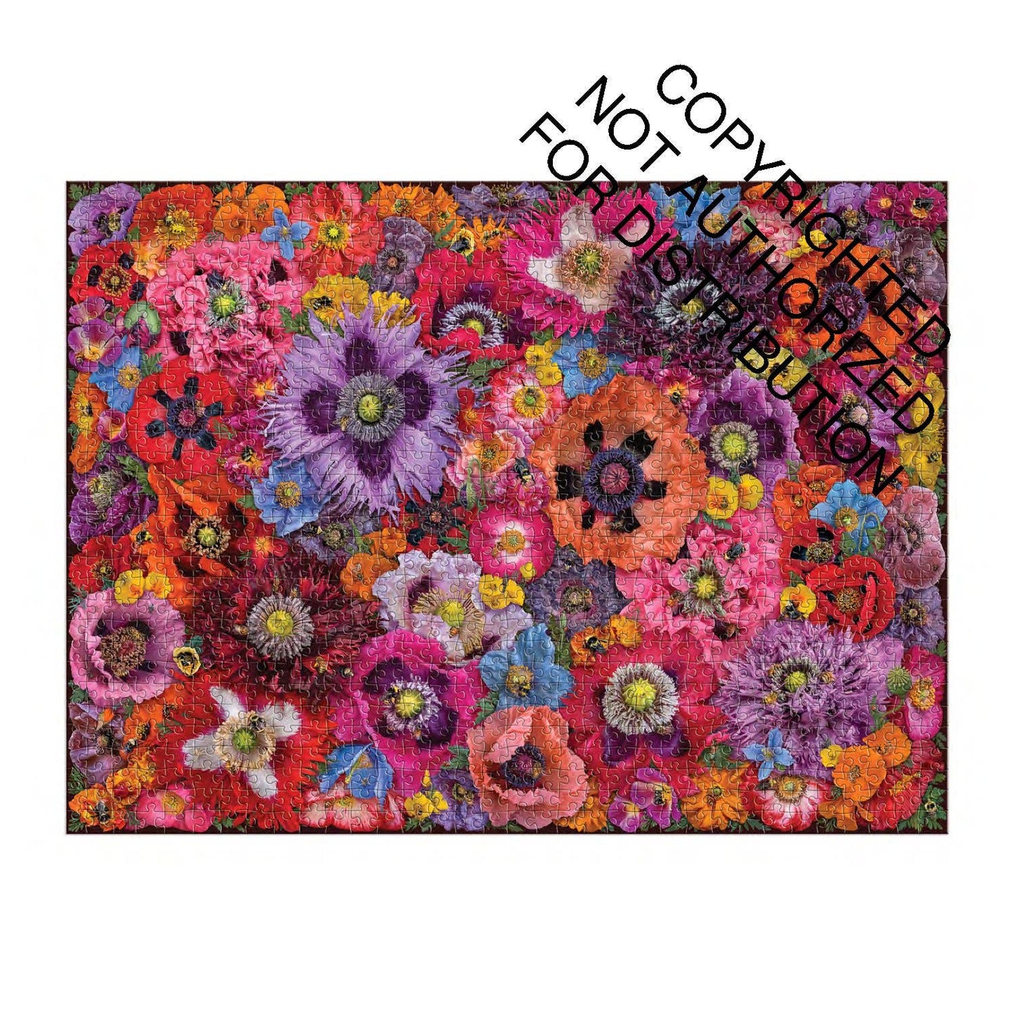 Bees in the Poppies 1000 Piece Puzzle