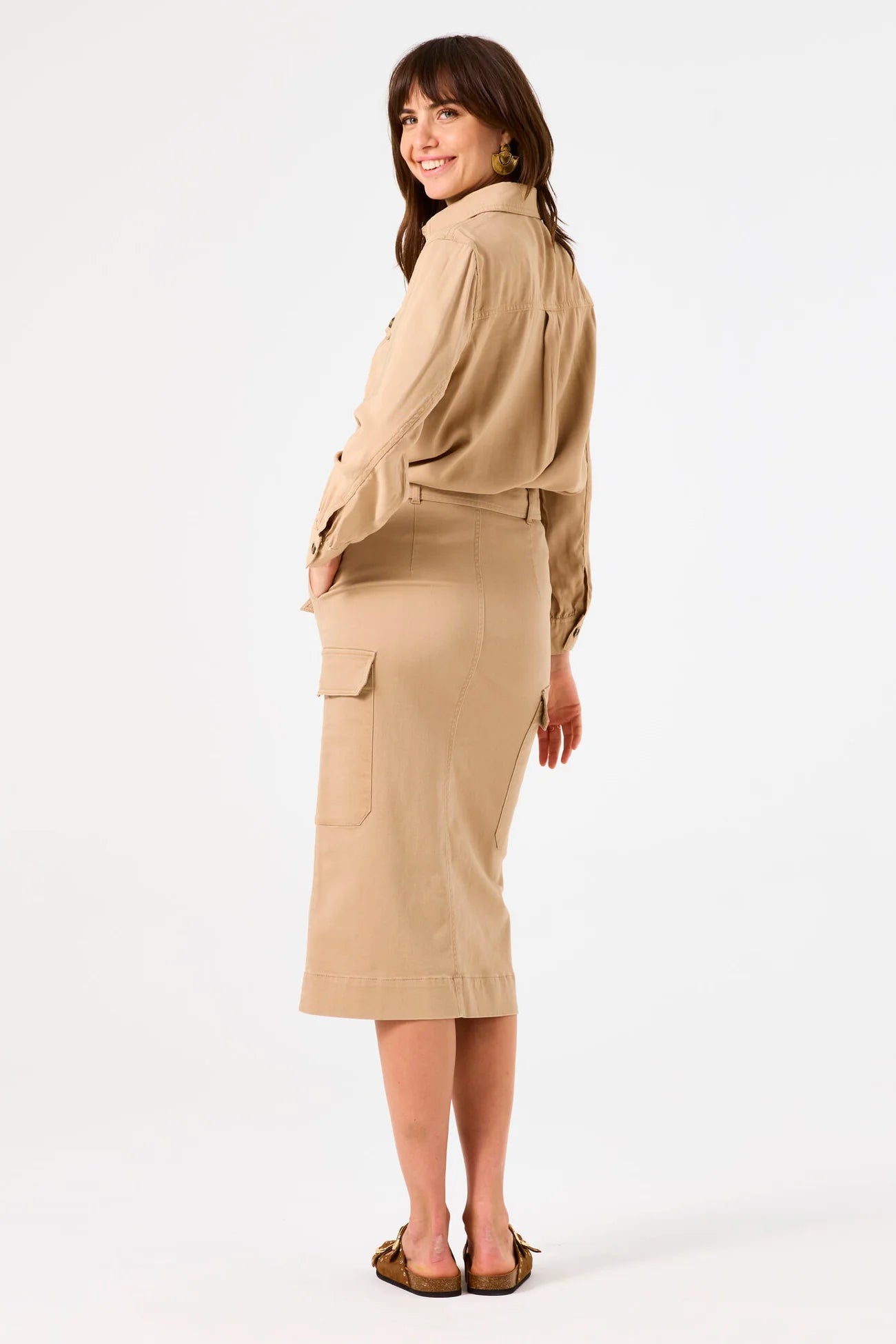 Brianna Skirt (Tan)