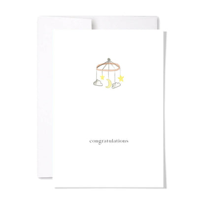 Baby Mobile New Baby Card