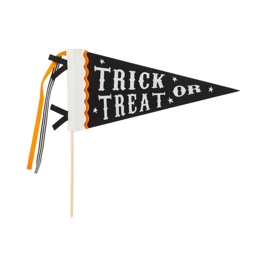 Trick or Treat Felt Pennant
