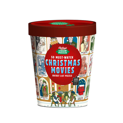 50 Must-Watch Christmas Movies Bucket List 1000-Piece Puzzle