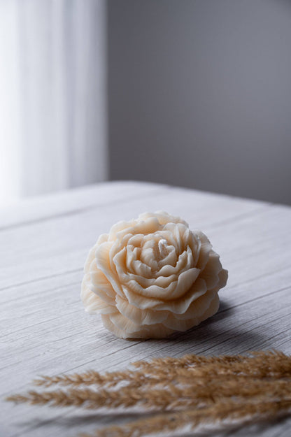 Peony Flower Candle (Unscented)