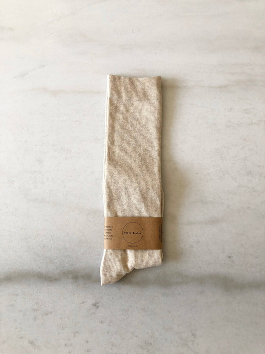 Smart Knee High Socks Oatmeal