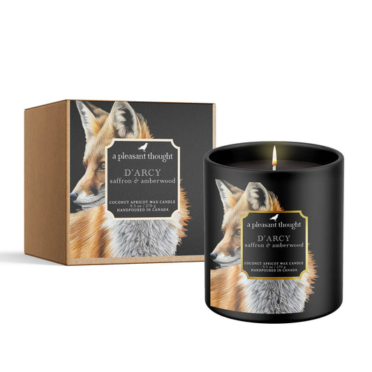 D'Arcy Candle (Saffron & Amberwood)