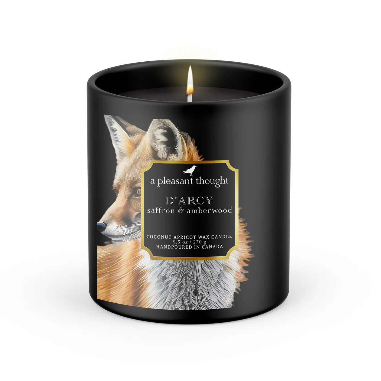 D'Arcy Candle (Saffron & Amberwood)