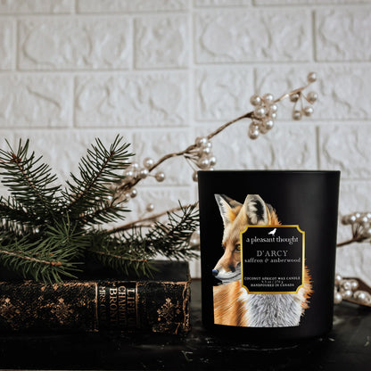 D'Arcy Candle (Saffron & Amberwood)