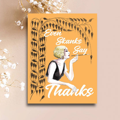 Even Skanks Thank You Card