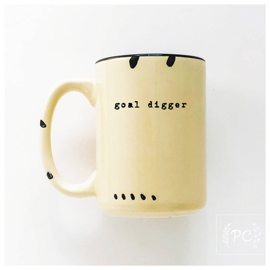 Goal Digger | Ceramic Mug (Yellow)