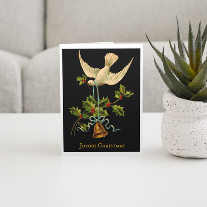 Dove & Holly Christmas Card