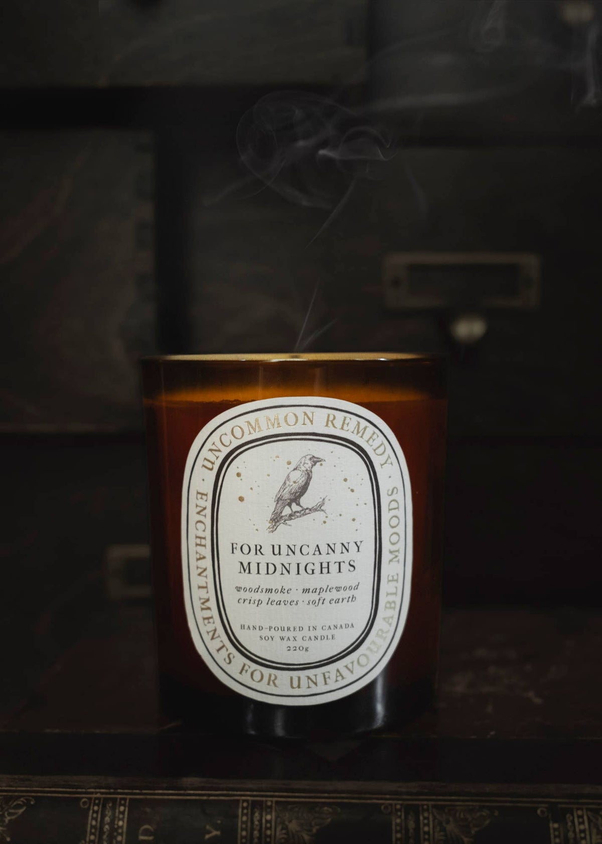 Woodsmoke, Maplewood, Crisp Leaves: 220g Soy Wax Candle