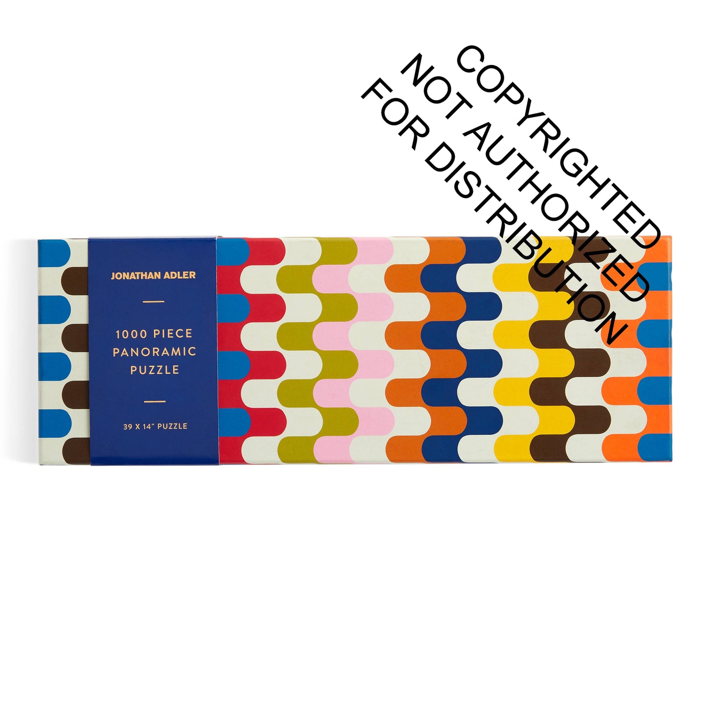 Jonathan Adler Bargello 1000 Piece Panoramic Puzzle