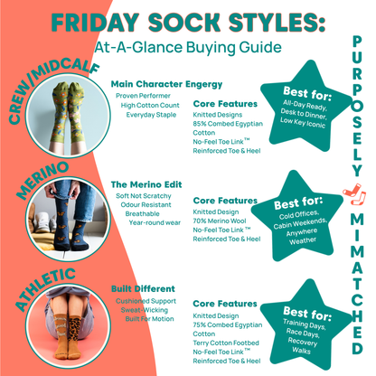 Men's Axe & Tree Merino Wool Socks