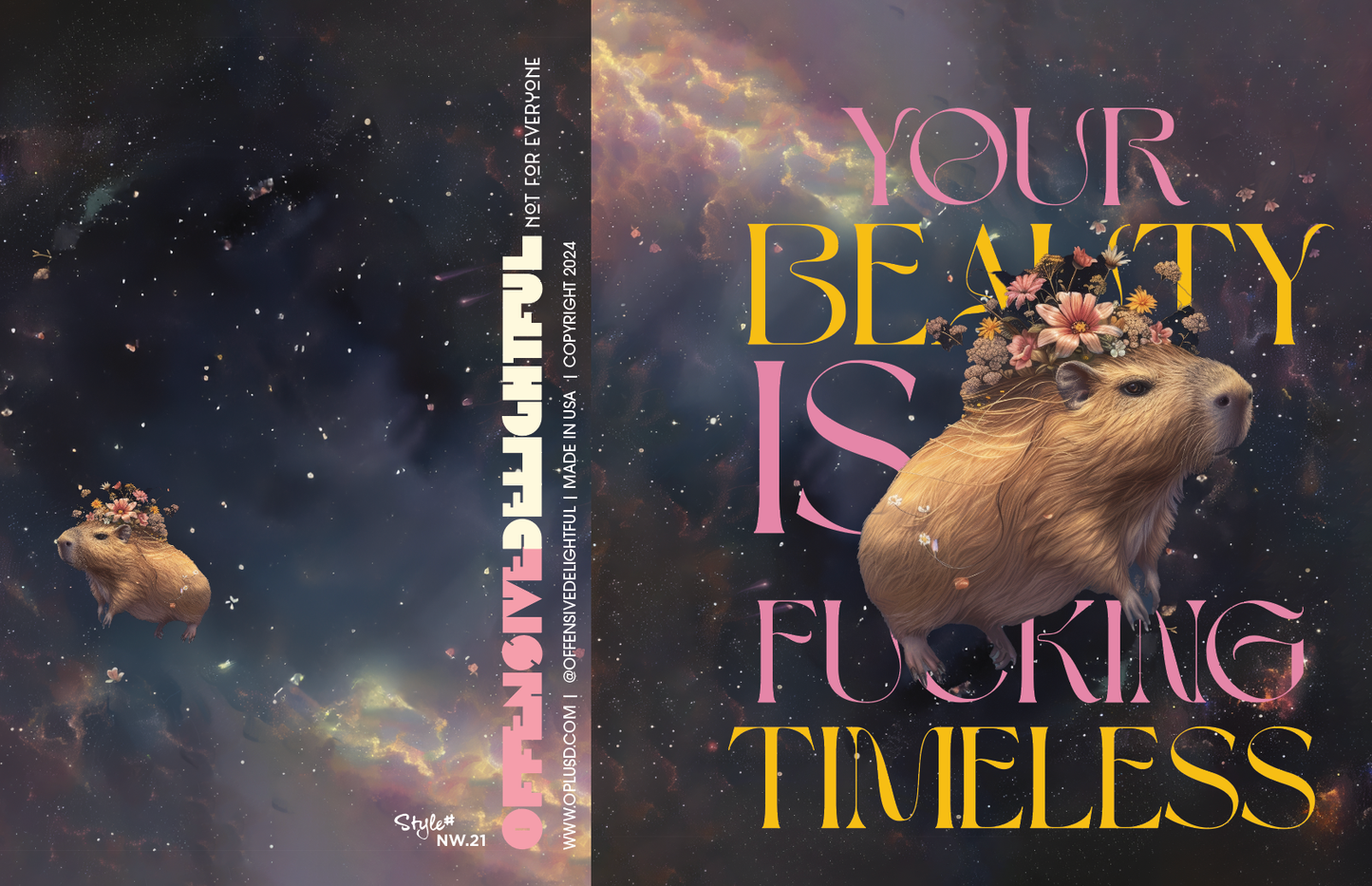 Timeless Beauty Capybara Card