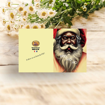 Bro Ho Ho Christmas Card
