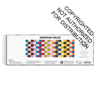 Jonathan Adler Bargello 1000 Piece Panoramic Puzzle