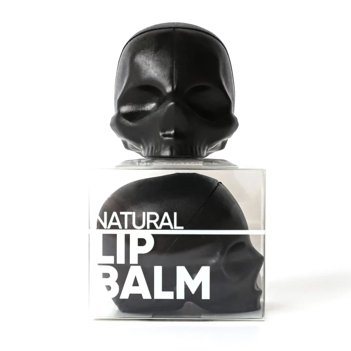 Black Skull Lip Balm 100% Natural (Black / Mint)
