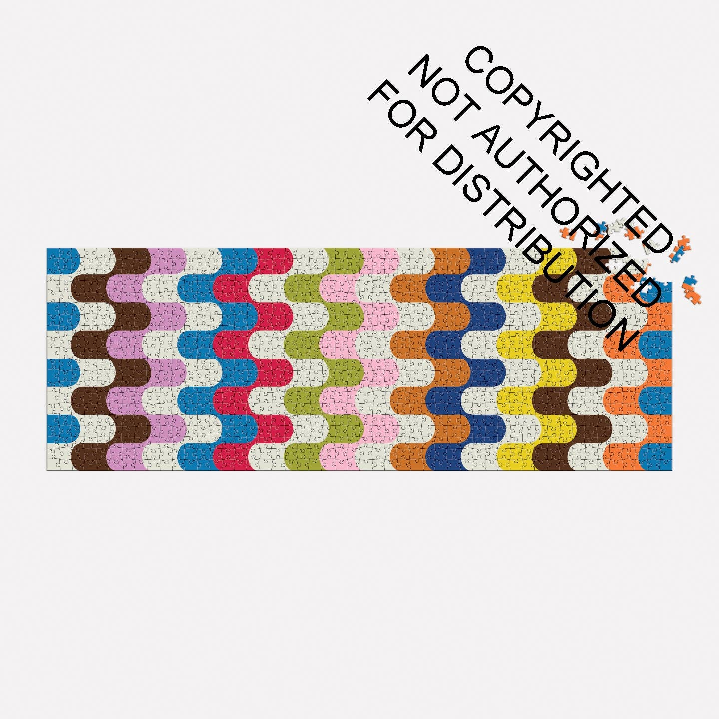 Jonathan Adler Bargello 1000 Piece Panoramic Puzzle