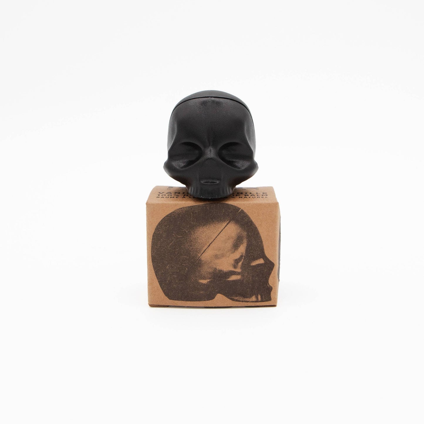 Black Skull Lip Balm 100% Natural (Black / Mint)