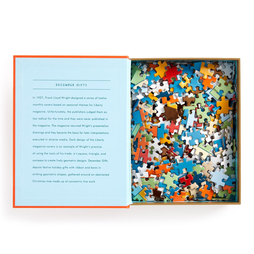 Frank Lloyd Wright December Gifts 500-Piece Book Puzzle - image 3