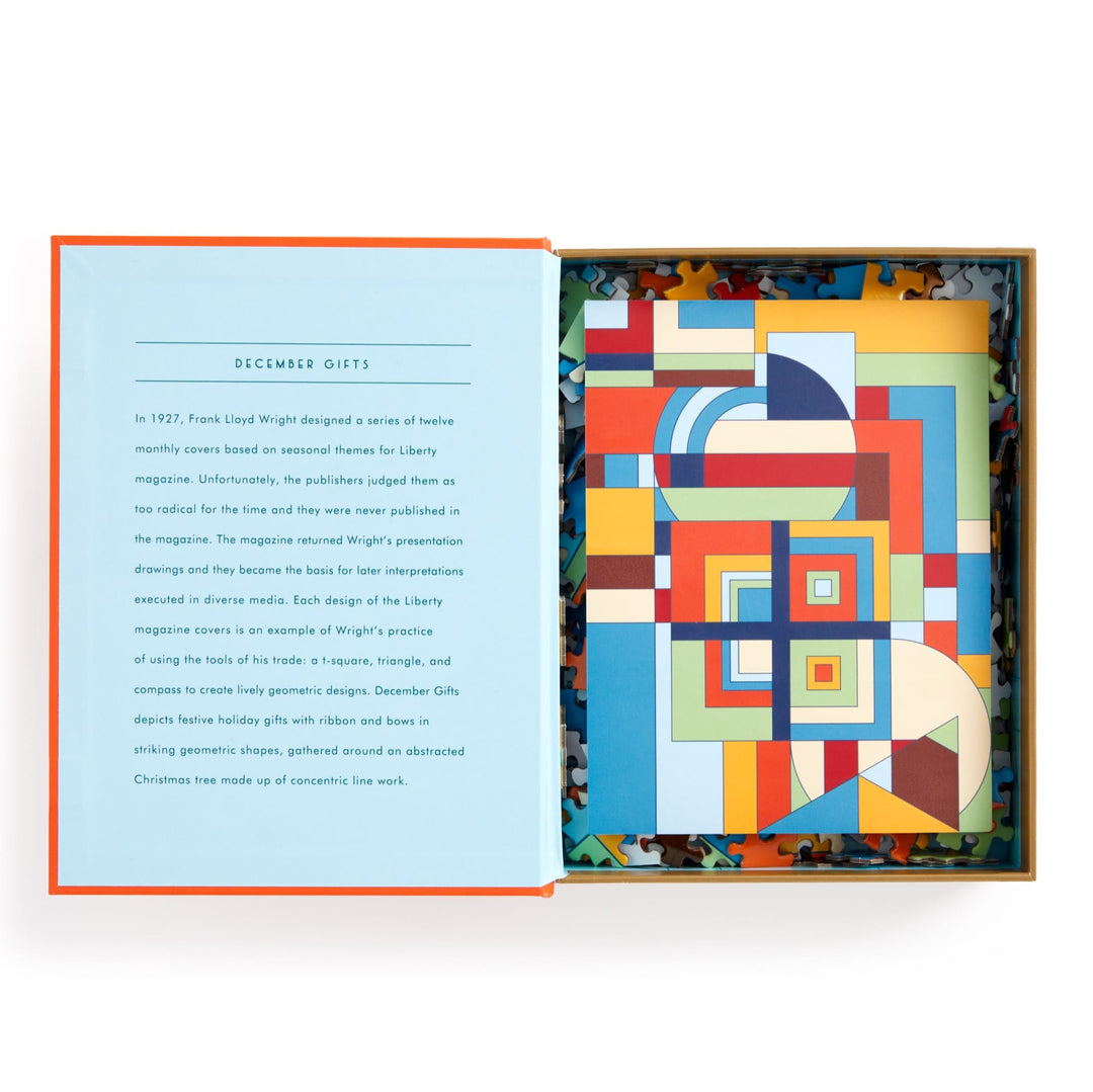 Frank Lloyd Wright December Gifts 500-Piece Book Puzzle - image 4