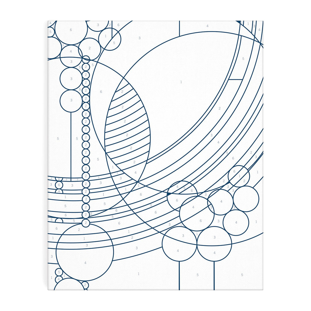 Frank Lloyd Wright March Balloons Paint By Number Kit - image 3