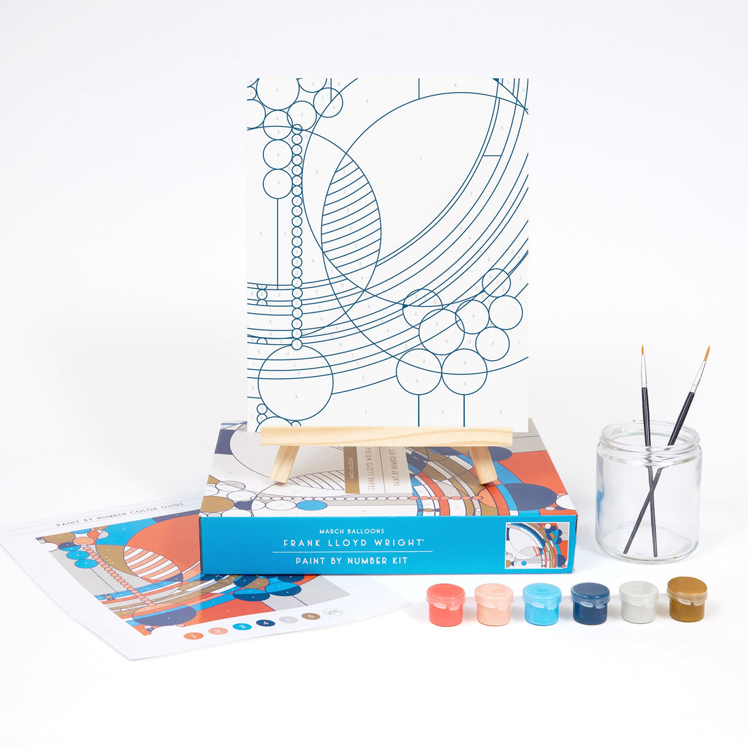 Frank Lloyd Wright March Balloons Paint By Number Kit - image 5